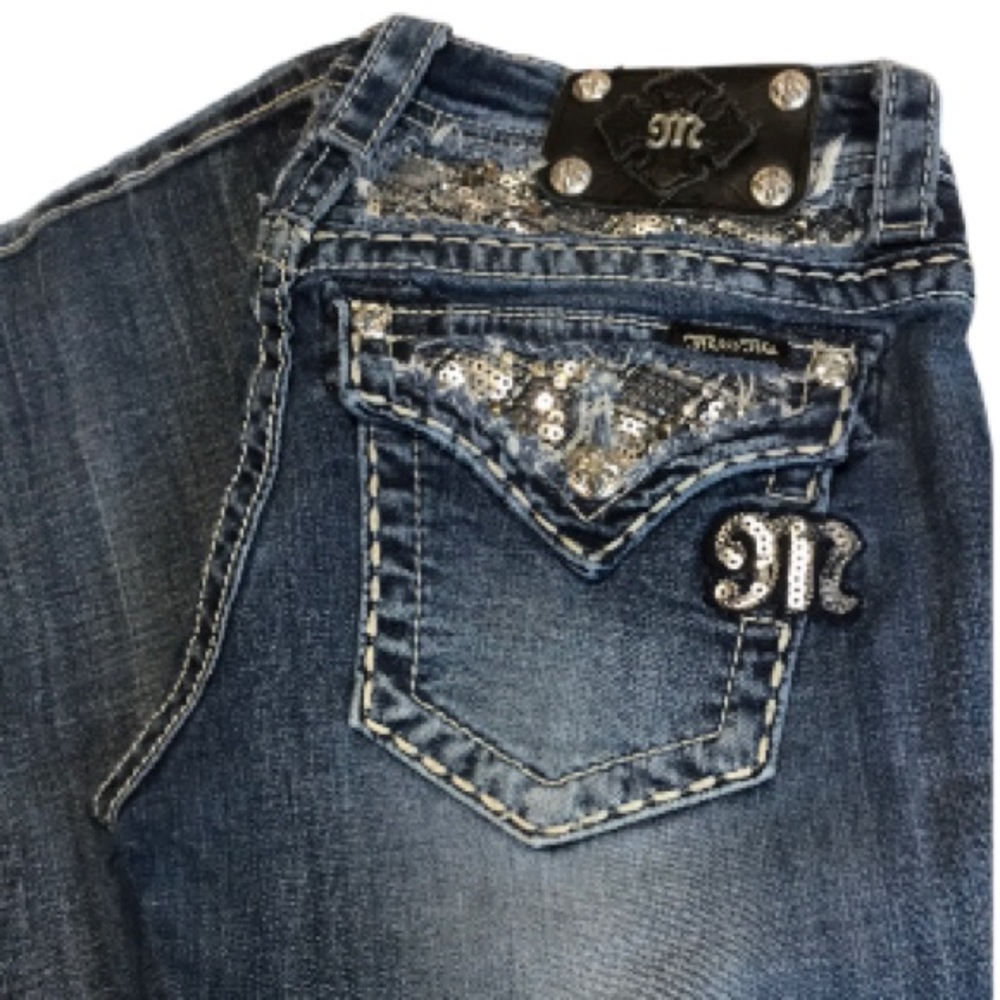 MISS ME Jeans Size 28 STYLE JE8017BL/BOOT